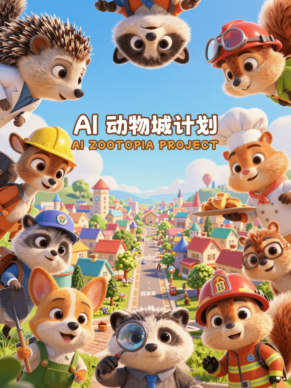 AI 动物城计划海报